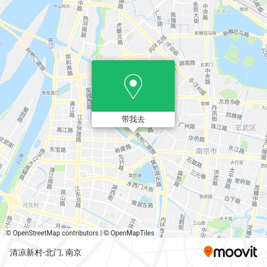 清凉新村-北门地图