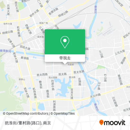挹淮街/董村路(路口)地图