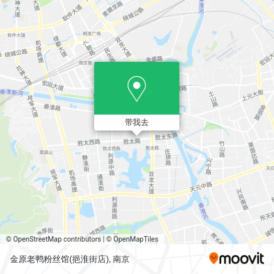 金原老鸭粉丝馆(挹淮街店)地图
