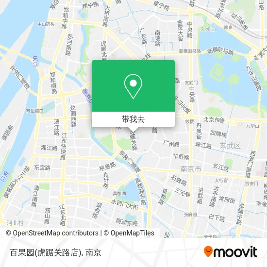 百果园(虎踞关路店)地图