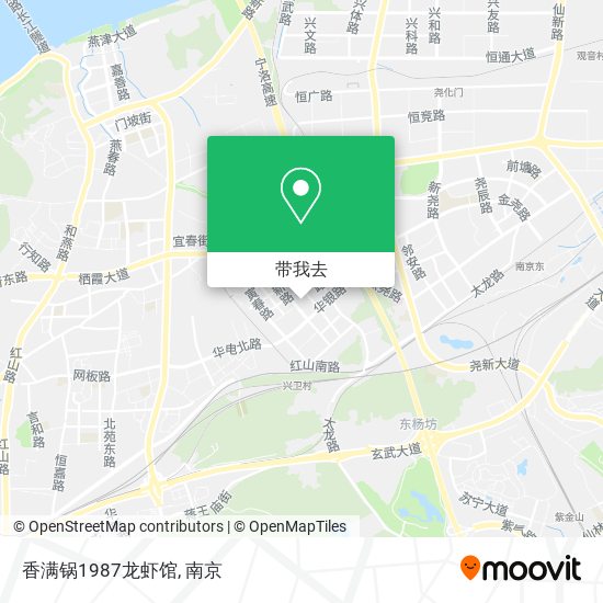 香满锅1987龙虾馆地图