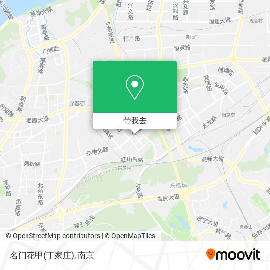 名门花甲(丁家庄)地图