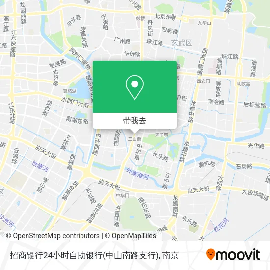 招商银行24小时自助银行(中山南路支行)地图