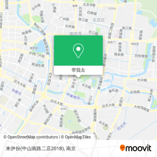 来伊份(中山南路二店201B)地图