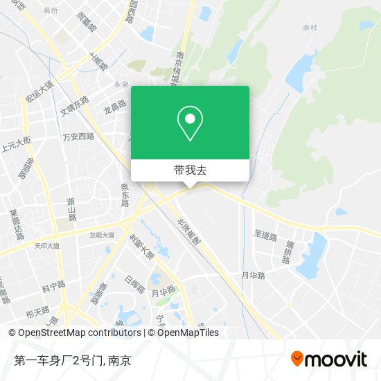 第一车身厂2号门地图