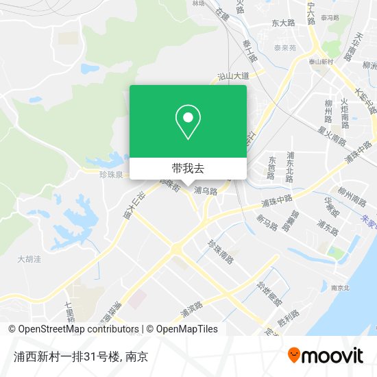 浦西新村一排31号楼地图