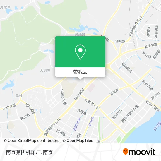 南京第四机床厂地图