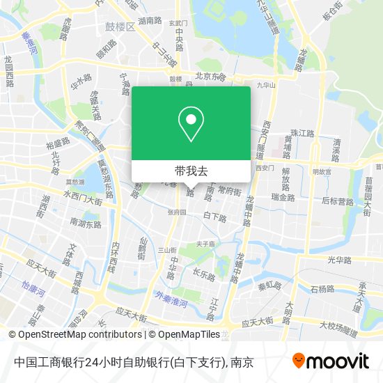 中国工商银行24小时自助银行(白下支行)地图