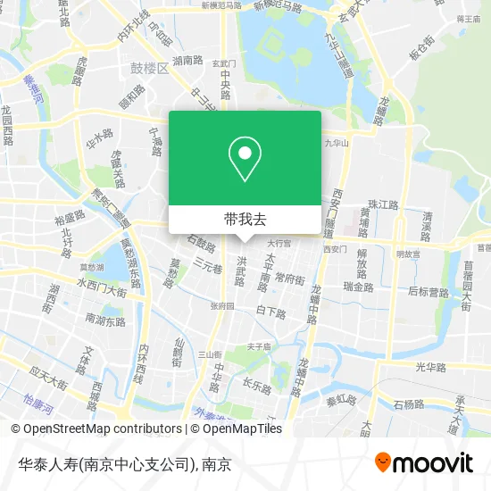 华泰人寿(南京中心支公司)地图