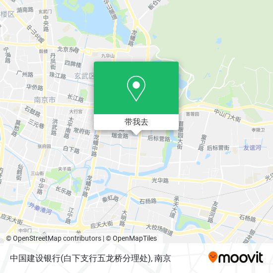 中国建设银行(白下支行五龙桥分理处)地图