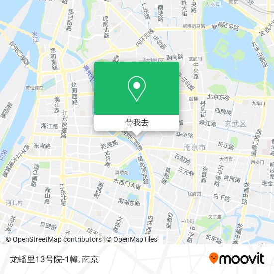 龙蟠里13号院-1幢地图
