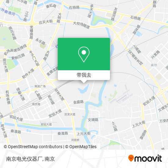 南京电光仪器厂地图