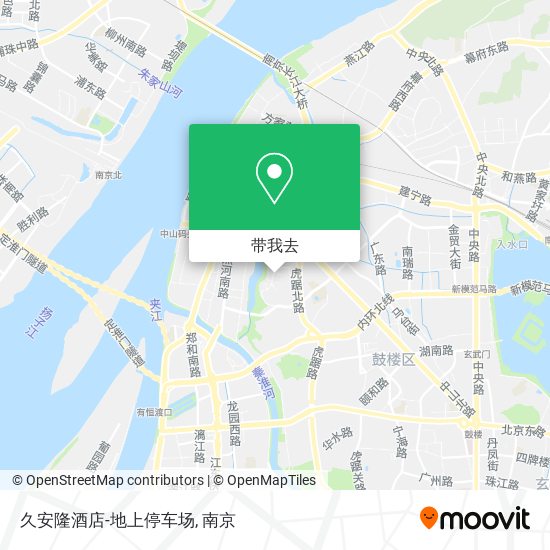 久安隆酒店-地上停车场地图