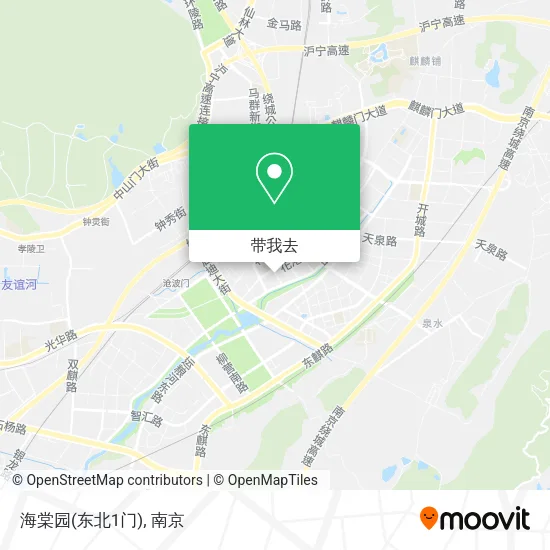海棠园(东北1门)地图