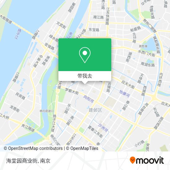 海棠园商业街地图