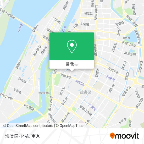 海棠园-14栋地图