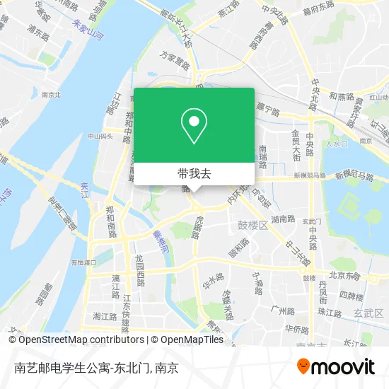 南艺邮电学生公寓-东北门地图