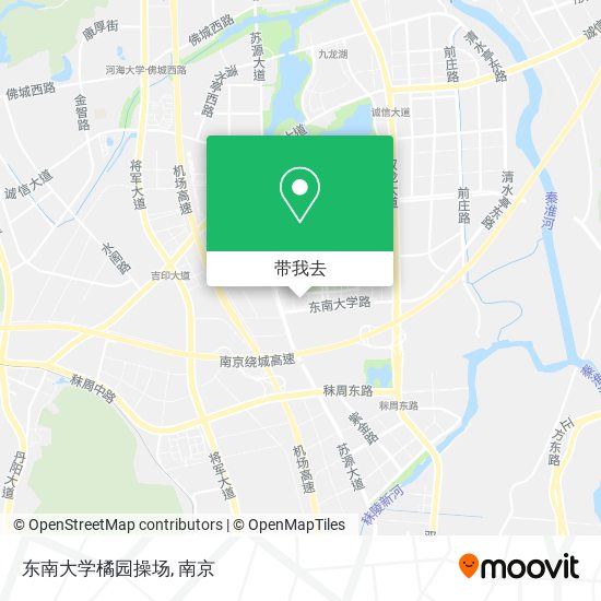 东南大学橘园操场地图