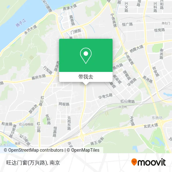 旺达门窗(万兴路)地图