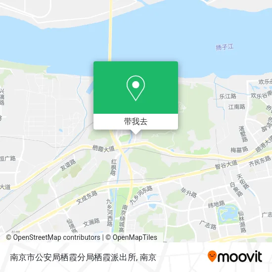 南京市公安局栖霞分局栖霞派出所地图
