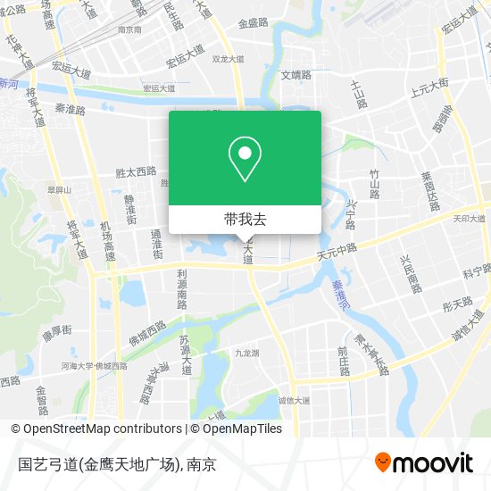 国艺弓道(金鹰天地广场)地图