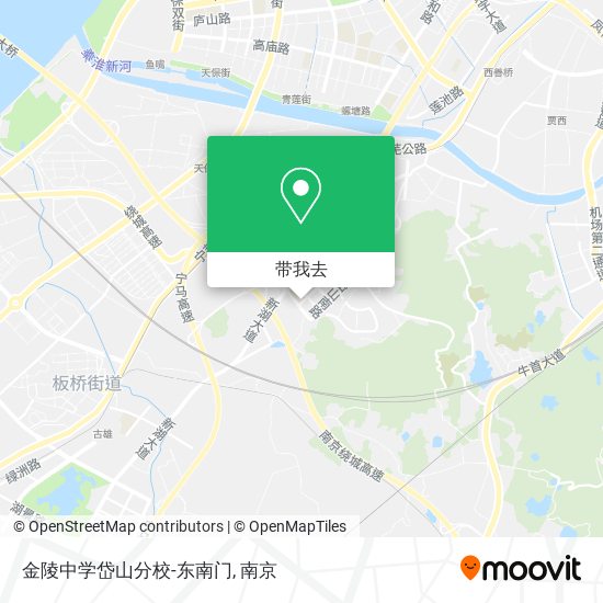 金陵中学岱山分校-东南门地图