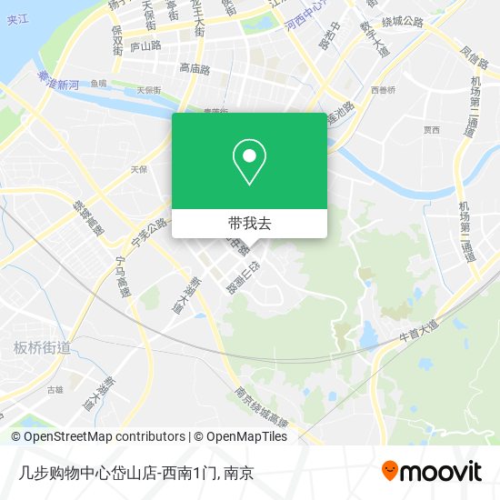 几步购物中心岱山店-西南1门地图
