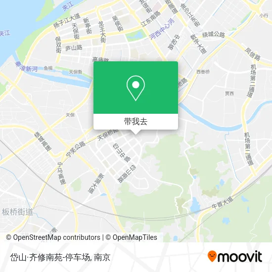 岱山·齐修南苑-停车场地图