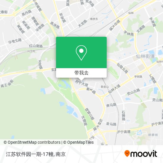 江苏软件园一期-17幢地图