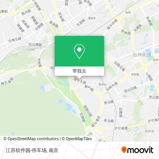 江苏软件园-停车场地图