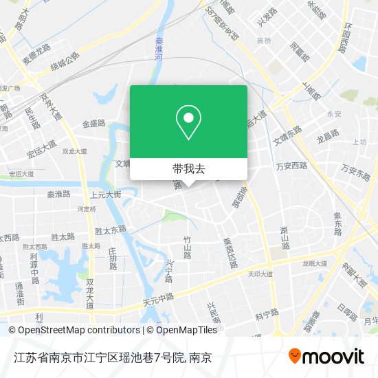 江苏省南京市江宁区瑶池巷7号院地图