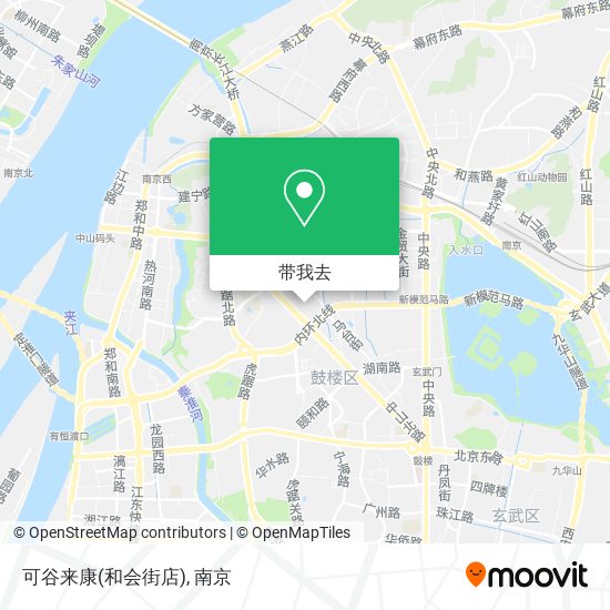 可谷来康(和会街店)地图