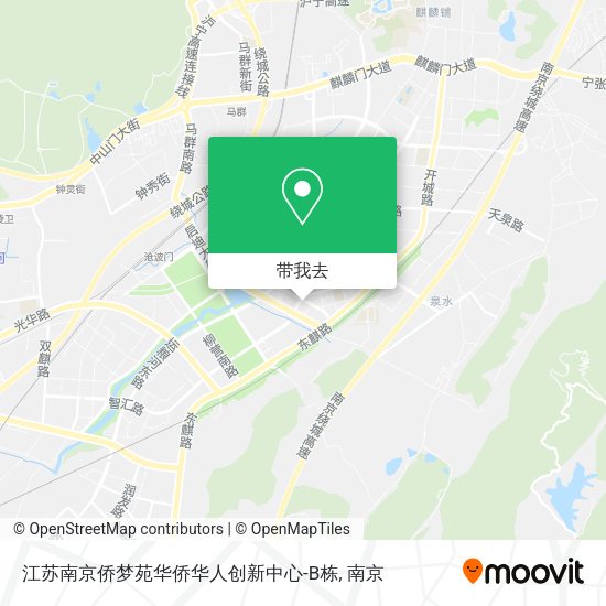 江苏南京侨梦苑华侨华人创新中心-B栋地图