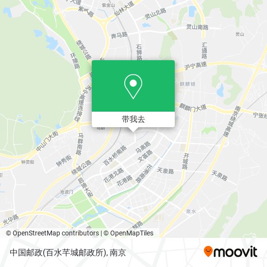 中国邮政(百水芊城邮政所)地图