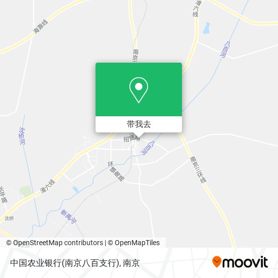 中国农业银行(南京八百支行)地图