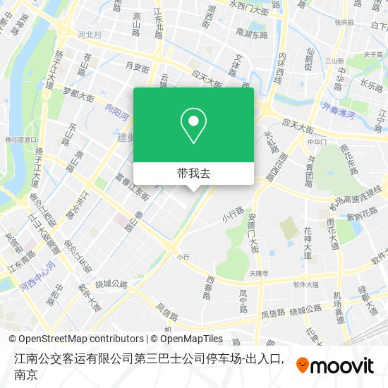 江南公交客运有限公司第三巴士公司停车场-出入口地图