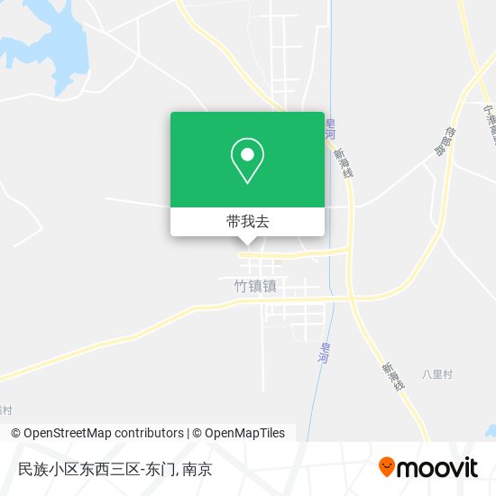 民族小区东西三区-东门地图