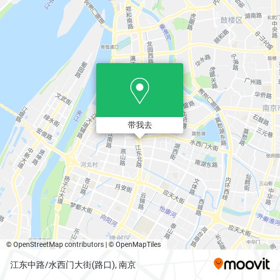 江东中路/水西门大街(路口)地图
