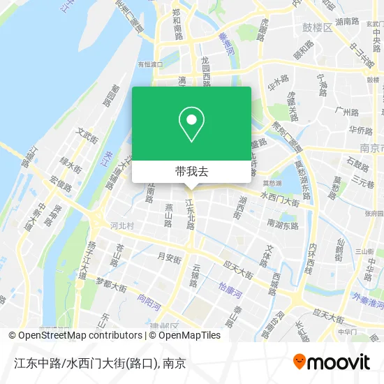 江东中路/水西门大街(路口)地图