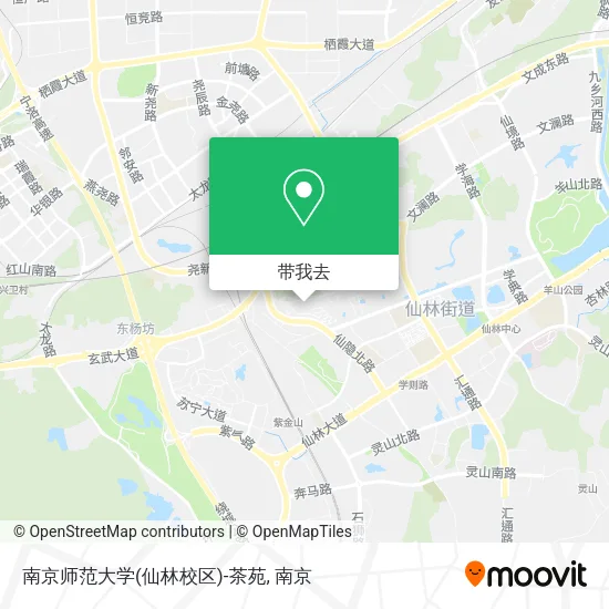 南京师范大学(仙林校区)-茶苑地图