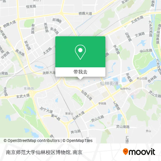 南京师范大学仙林校区博物馆地图