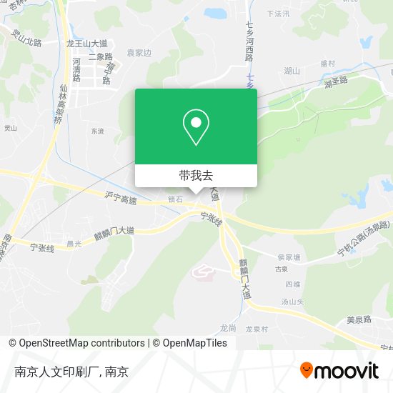 南京人文印刷厂地图