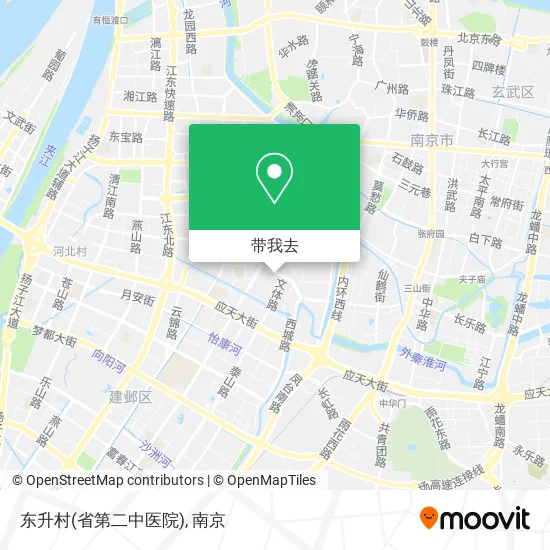 东升村(省第二中医院)地图