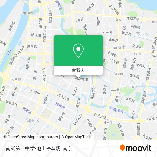 南湖第一中学-地上停车场地图