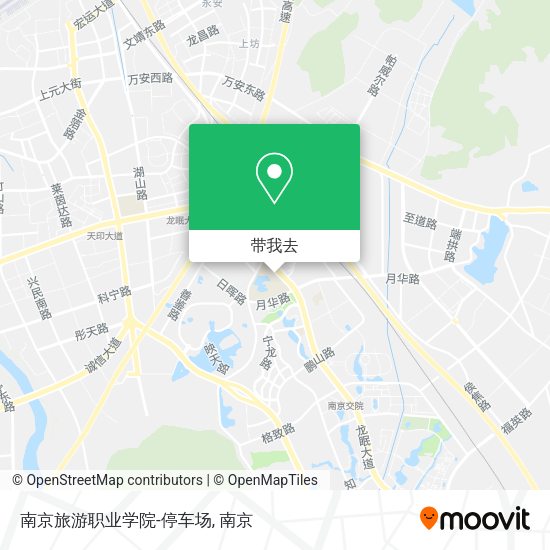 南京旅游职业学院-停车场地图