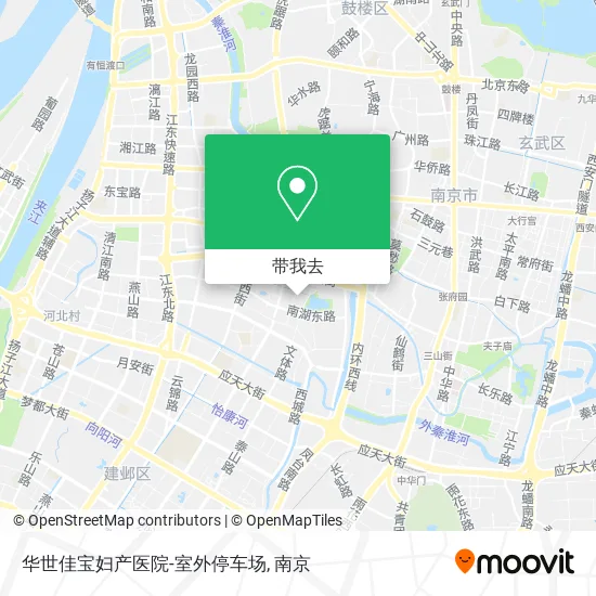华世佳宝妇产医院-室外停车场地图