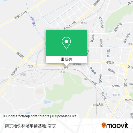 南京地铁林场车辆基地地图