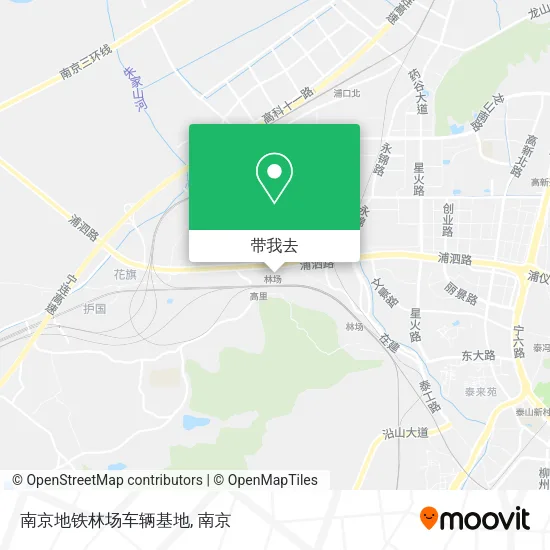 南京地铁林场车辆基地地图
