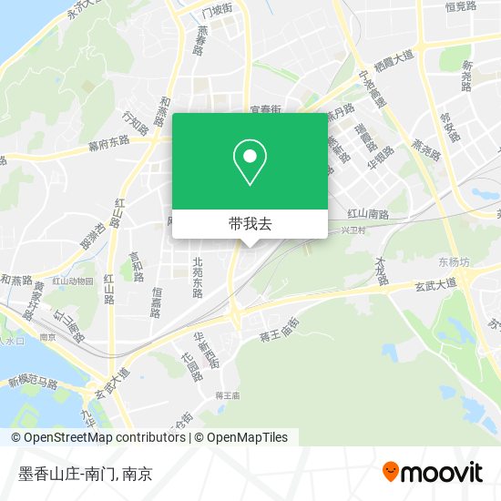 墨香山庄-南门地图