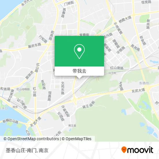 墨香山庄-南门地图
